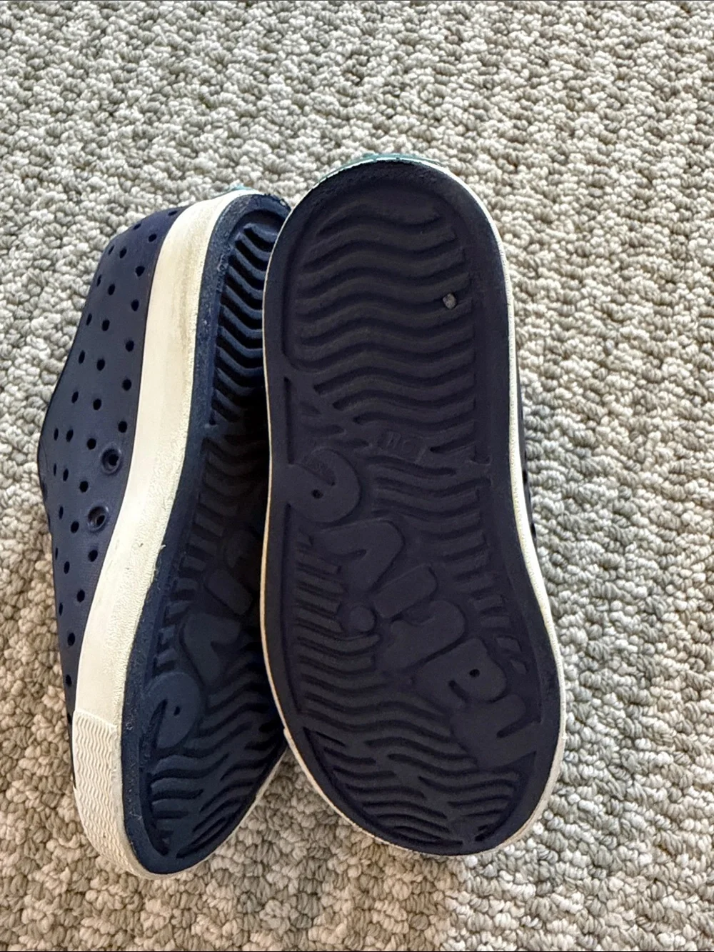 Native Boy’s Navy Slip-On Water-Resistant Casual Shoes